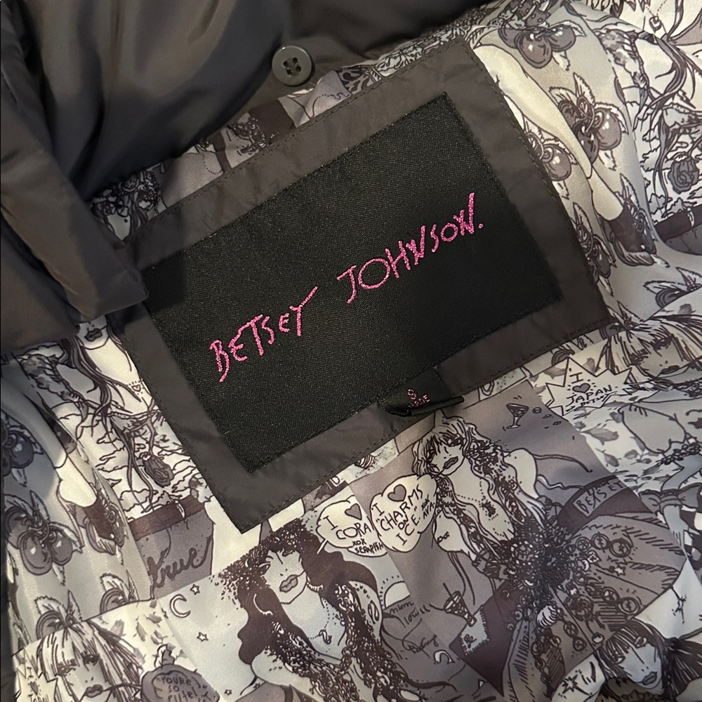 Vintage Betsey Johnson Puffer Coat